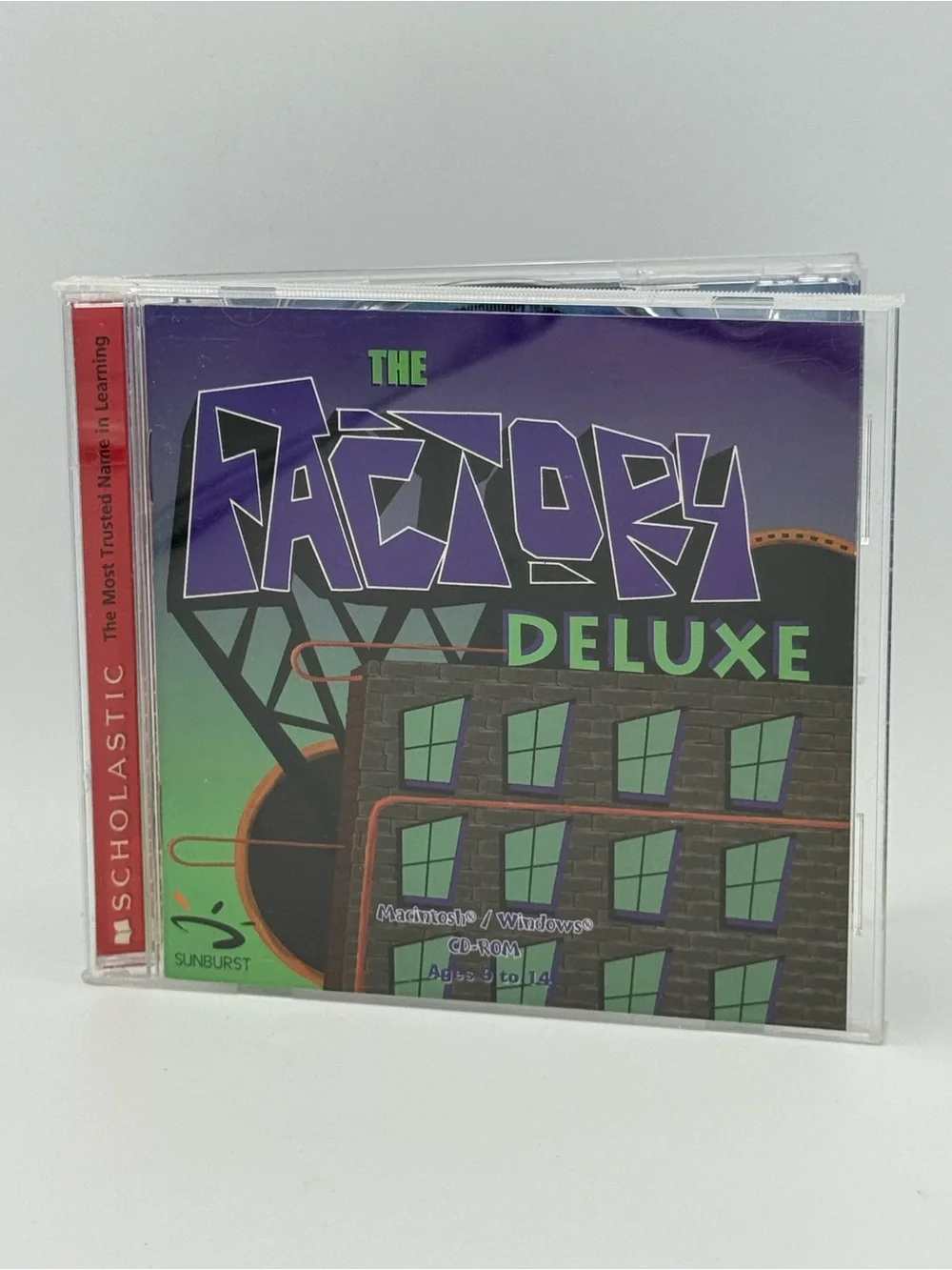 The Factory Deluxe CD-ROM Scholastic Sunburst Windows Mac Complete w Manual